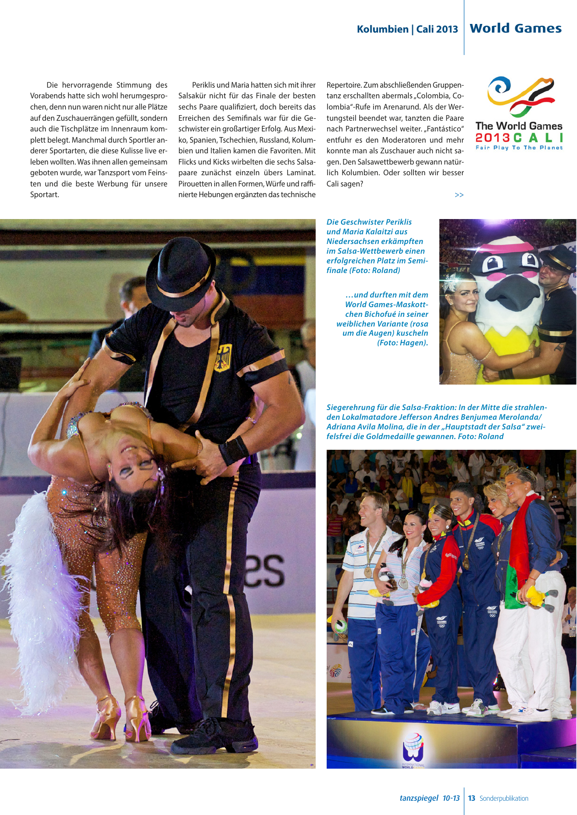 Vorschau TS World Games Cali 2013 Seite 13
